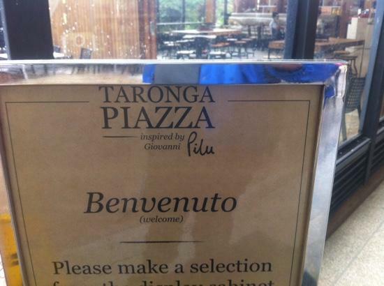 Taronga Piazza inspired by Giovanni Pilu